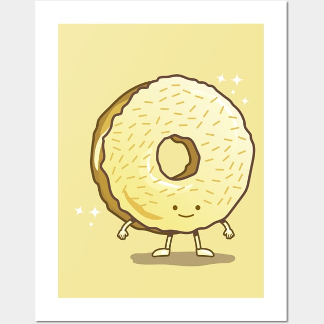 The Golden Donut Wall Art by nickv47